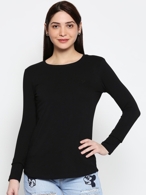 

Amaarzo Women Black Solid Top