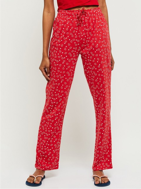 

max Red Printed Lounge Pants