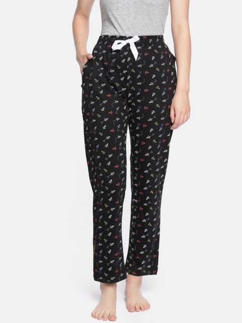

Dollar Missy Women Black & White Printed Lounge Pants