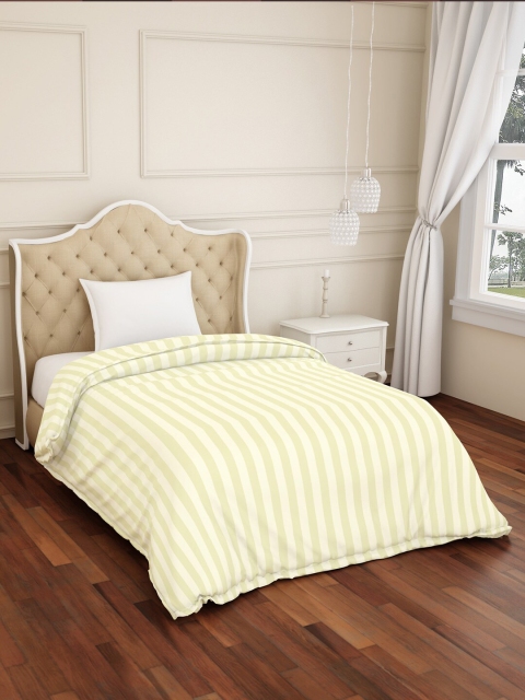

SPACES Beige Striped Skyrise 210 TC Single Bed Duvet Cover
