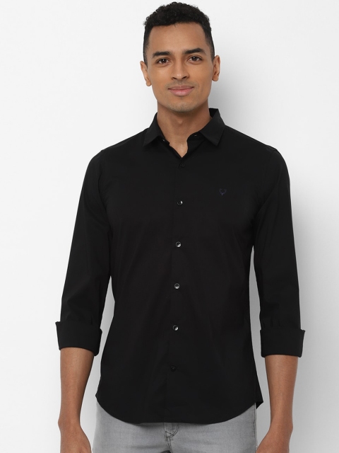 

Solly Sport Men Black Slim Fit Solid Casual Shirt
