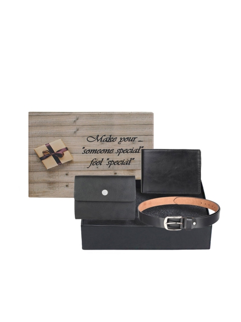 

LONDON FASHION hob Men Black Accessory Gift Set