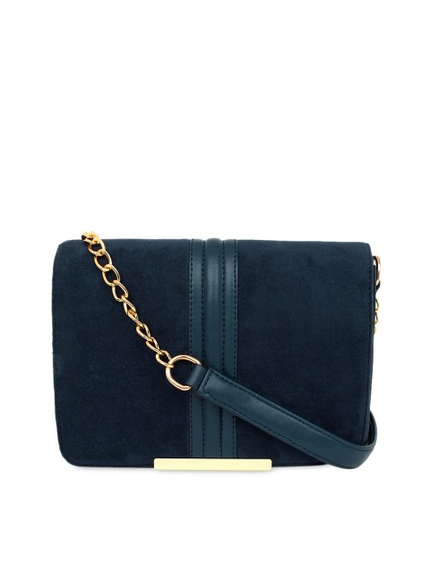 

yelloe Blue Solid Sling Bag