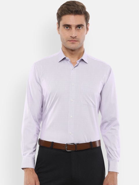 

Van Heusen Men Purple Regular Fit Printed Casual Shirt