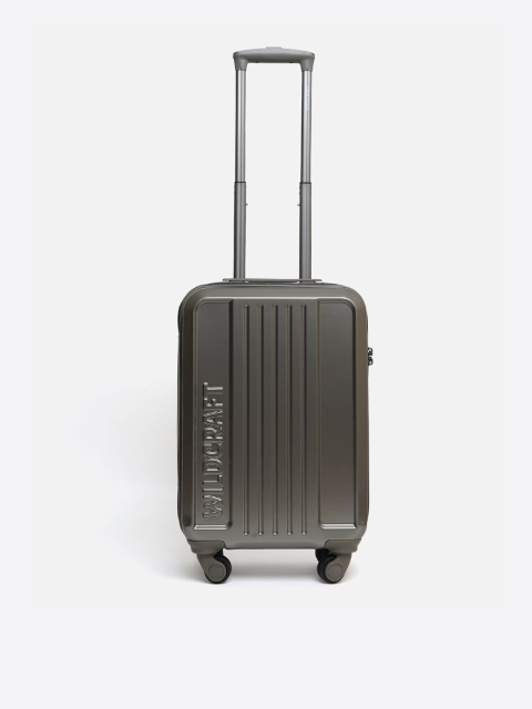 

Wildcraft Unisex Black Embossed Hard-Sided Large Trolley Suitcase, Brown