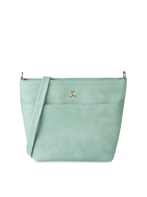 

Mochi Green Solid Sling Bag