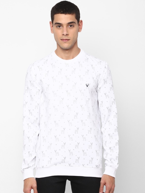 

Allen Solly Men White Printed Sweatshirt