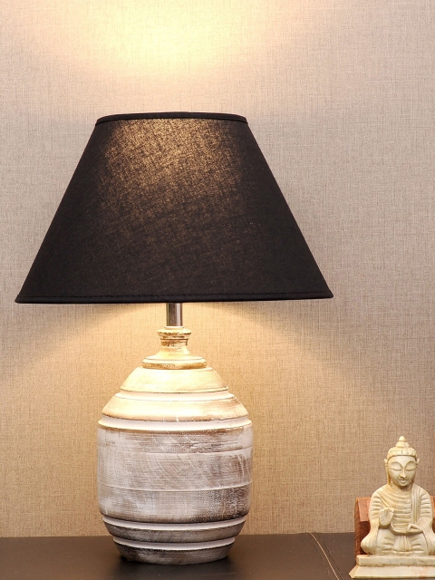 

THE LIGHT STORE White Solid Frustum Table Lamp