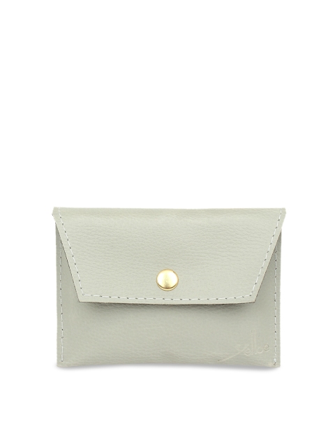 

yelloe Women Grey Solid Coin Pouch