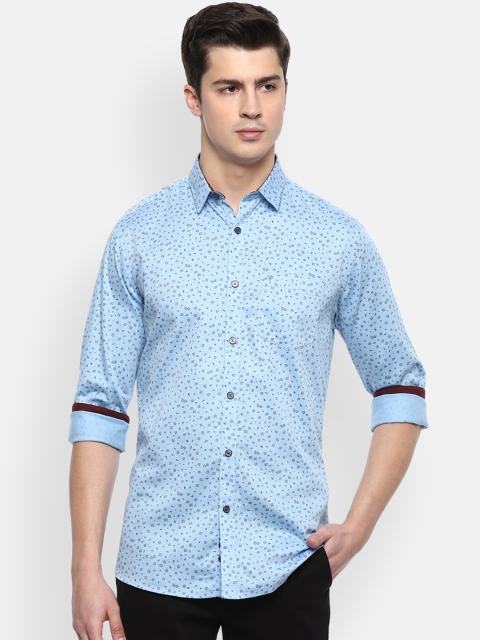 

Van Heusen Sport Men Blue Slim Fit Printed Casual Shirt
