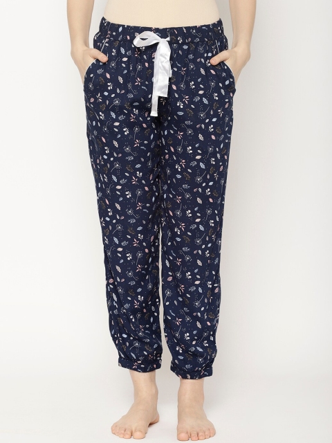 

COASTLAND Women Navy Blue Printed Lounge Pant