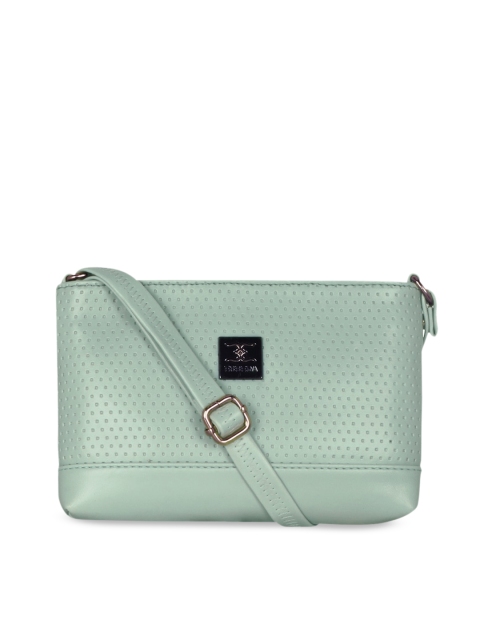 

ESBEDA Green Textured Sling Bag