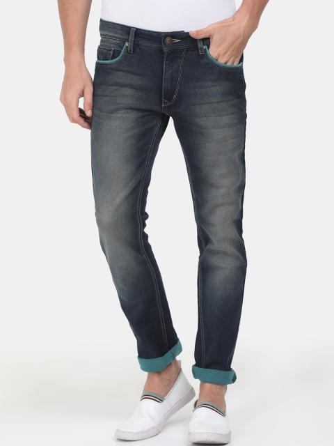 

VUDU Men Navy Blue Tapered Fit Jeans