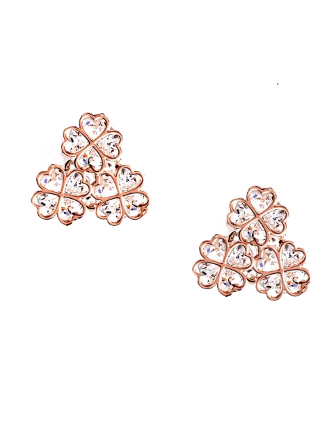 

Foxy Sperks Gold-Toned Floral Studs