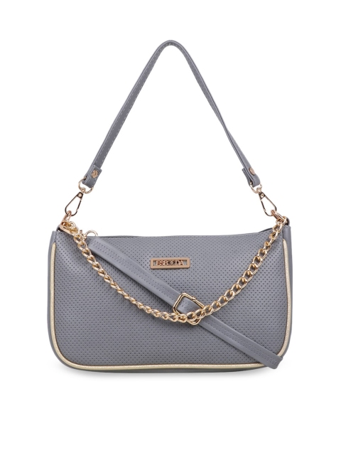 ESBEDA Grey Solid Sling Bag