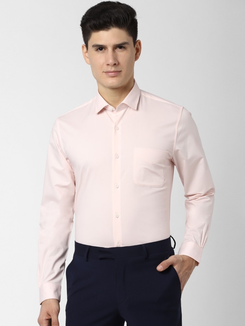 

Peter England Men Pink Regular Fit Solid Casual Shirt