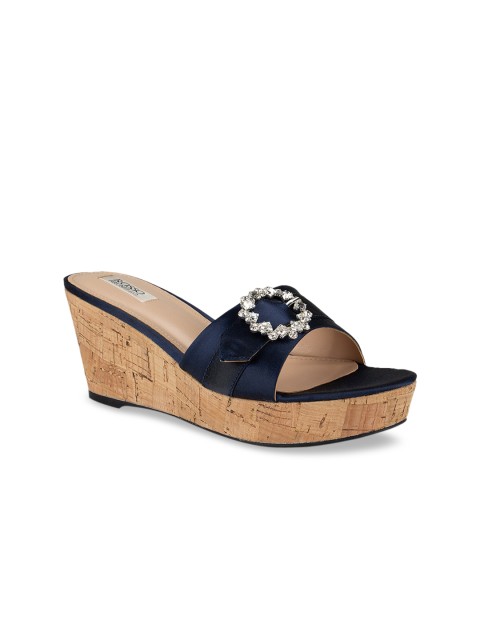 

ROSSO BRUNELLO Women Blue Solid Sandals
