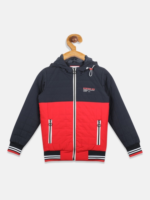 

Monte Carlo Boys Navy Blue Colourblocked Padded Jacket
