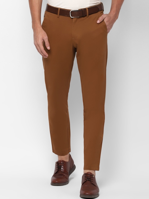 

Allen Solly Men Brown Slim Fit Solid Regular Trousers