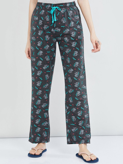 

max Women Grey Printed Lounge Pants