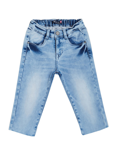 

VITAMINS Girls Blue Solid Capris