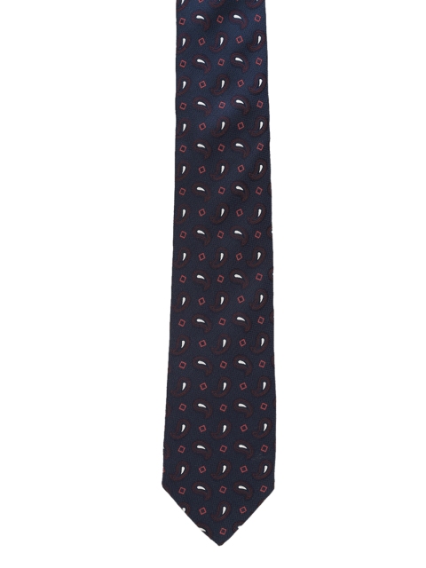 

Peter England Navy Blue Woven Design Accessory Gift Set
