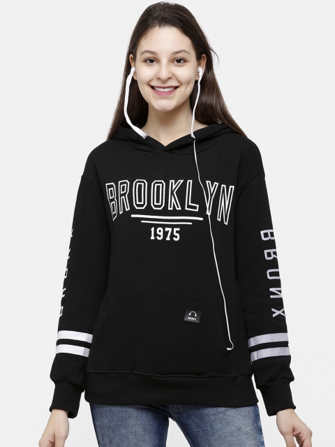

STROP Women Navy Blue Printed Sweatshirt
