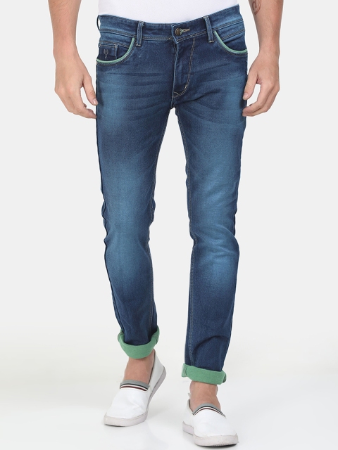 

VUDU Men Blue Tapered Fit Mid-Rise Clean Look Jeans