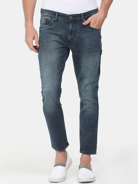 

VUDU Men Blue Tapered Fit Mid-Rise Clean Look Jeans