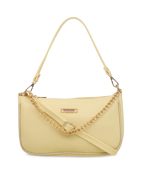

ESBEDA Yellow Solid Shoulder Bag