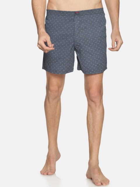 

IVOC Men Black & White Printed Boxers IOMBS02SC03L35-43