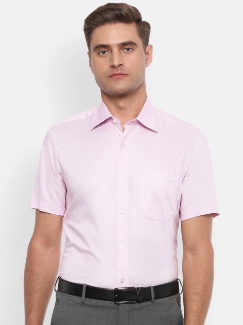 

Louis Philippe Men Pink Regular Fit Solid Casual Shirt