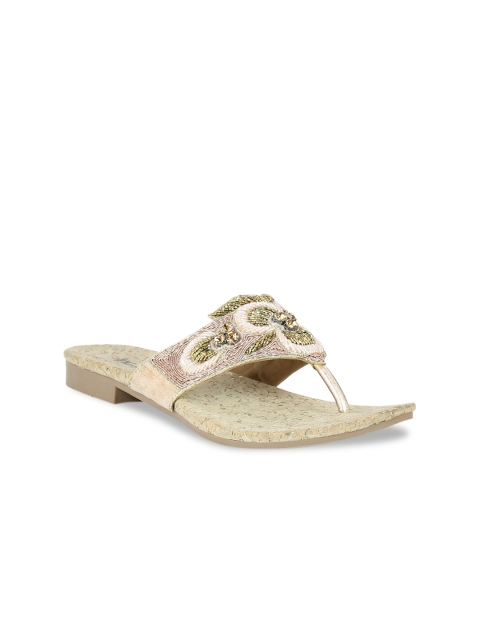 

Inc 5 Women Copper-Toned Embellished Heels