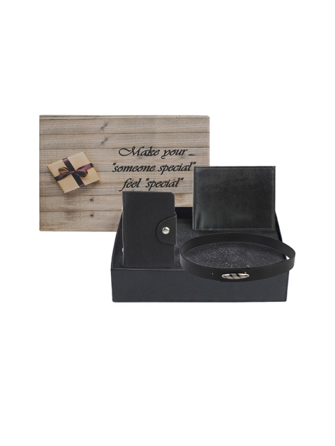 

LONDON FASHION hob Men Black Accessory Gift Set