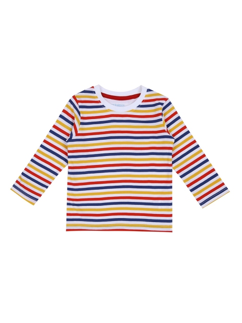 

Pantaloons Baby Boys Multicoloured Striped Round Neck T-shirt, Multi