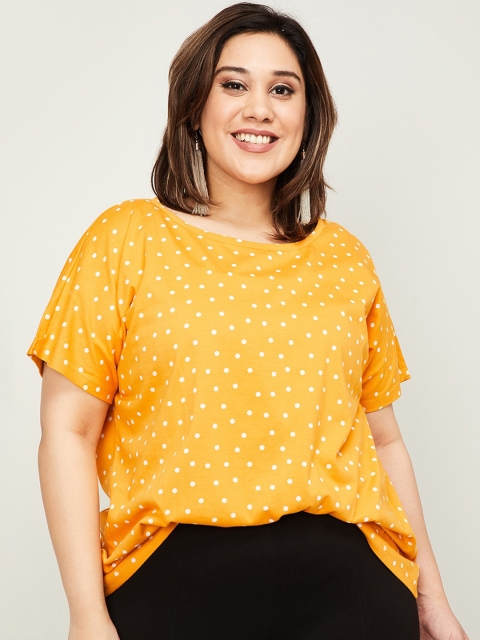 

nexus Women Yellow Printed Top