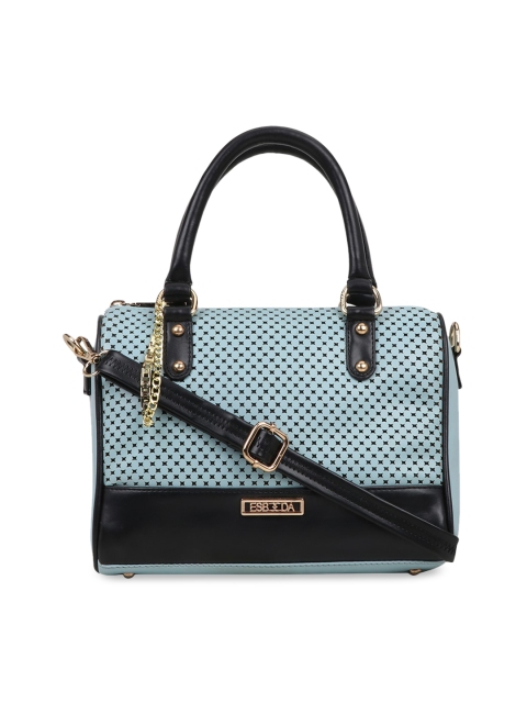 

ESBEDA Blue & Black Solid Shoulder Bag