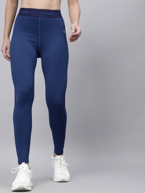 

Cultsport Women Navy Blue Solid Tights