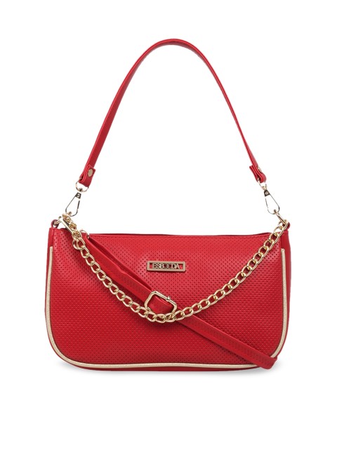 

ESBEDA Red Textured Sling Bag