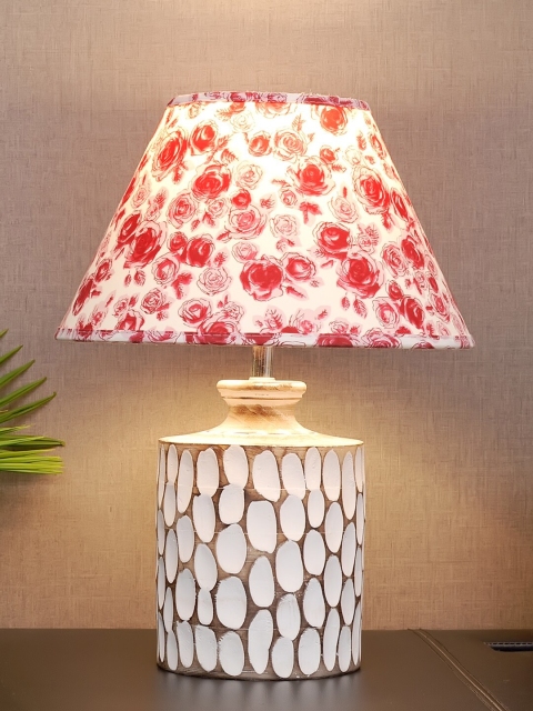 

THE LIGHT STORE White Self-Design Bedside Table Lamp With Shade