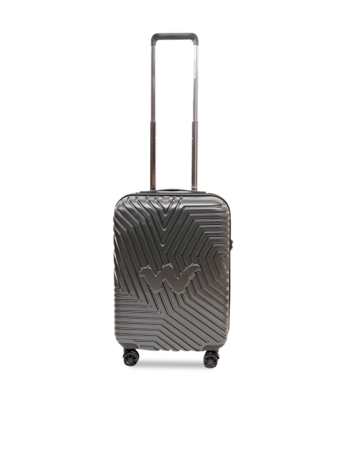 

Wildcraft Unisex Black Textured Hard-Side Cabin Trolley Suitcase