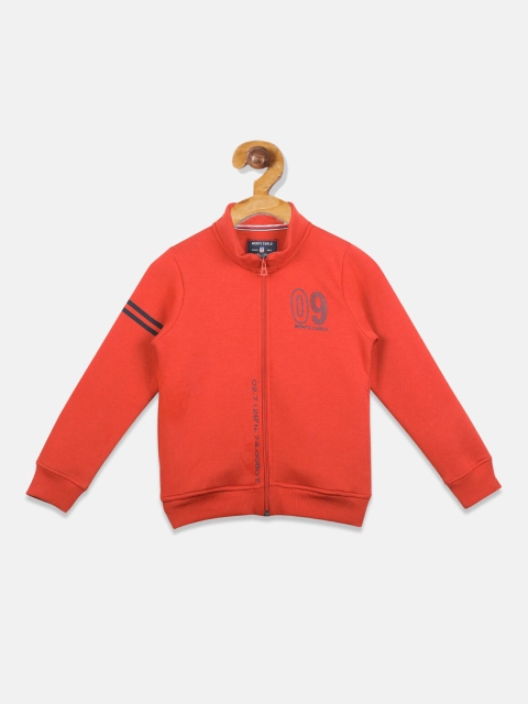 

Monte Carlo Boys Orange Printed Sweatshirt