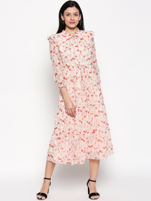 

Honey by Pantaloons Women Pink Printed Shirt Dress