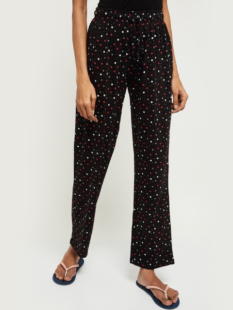 

MAX Women Black Printed Lounge Pant