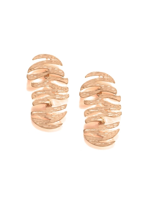 

Foxy Sperks Gold-Toned Contemporary Studs