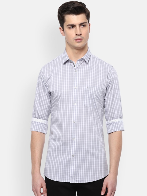 

Van Heusen Sport Men Grey Slim Fit Striped Casual Shirt