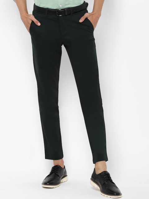 

Allen Solly Men Green Slim Fit Solid Regular Trousers