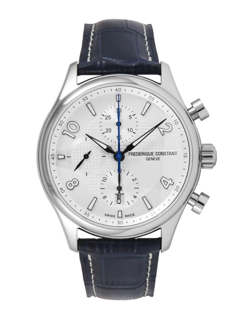 

Frederique Constant Men Silver-Toned Analogue Watch