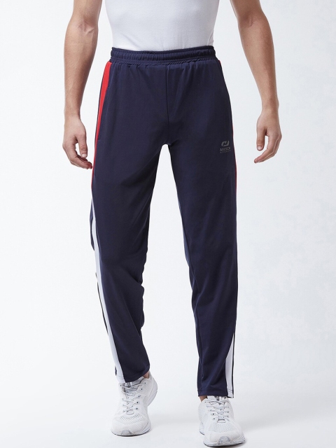 

Masch Sports Men Navy Blue Solid Track Pants