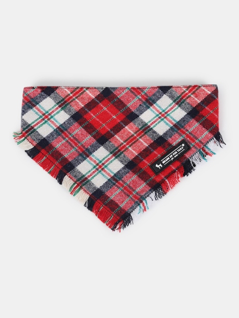 

HUFT Red & Black Checked Dog Bandana